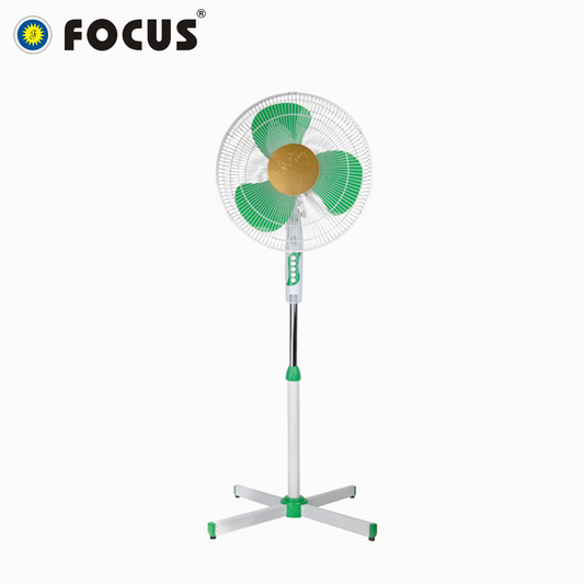 FOCUS F1640 White+Green 16 Inch Stand Fan
