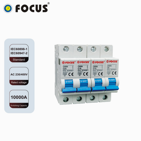 FOCUS FMS Series MCB Circuit Breaker 6A~32A Rated Current