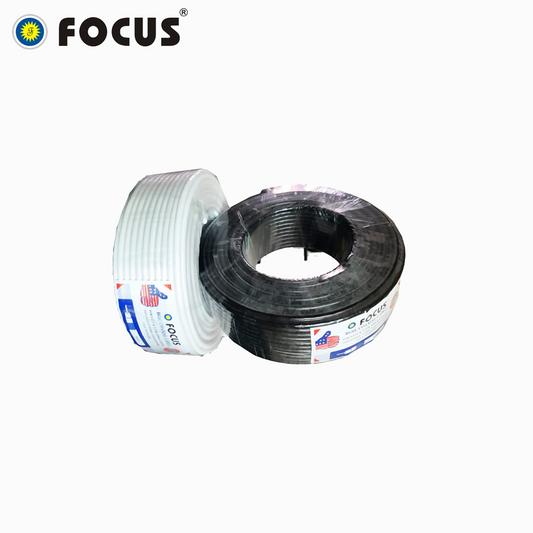 FOCUS High Quality Coaxial Cable RG6U Low Loss TV CCTV Cable