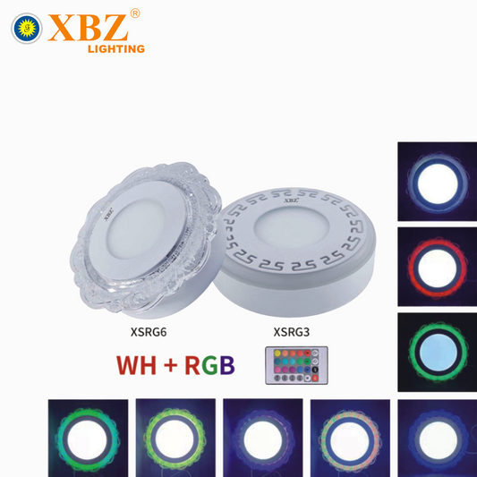 High Quality XBZ WHITE+RGB Ceiling Light Round And Flower Shape Option