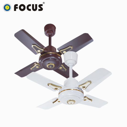 FOCUS F1024 24 Inch Ceiling Fan With 4 Metal Blade