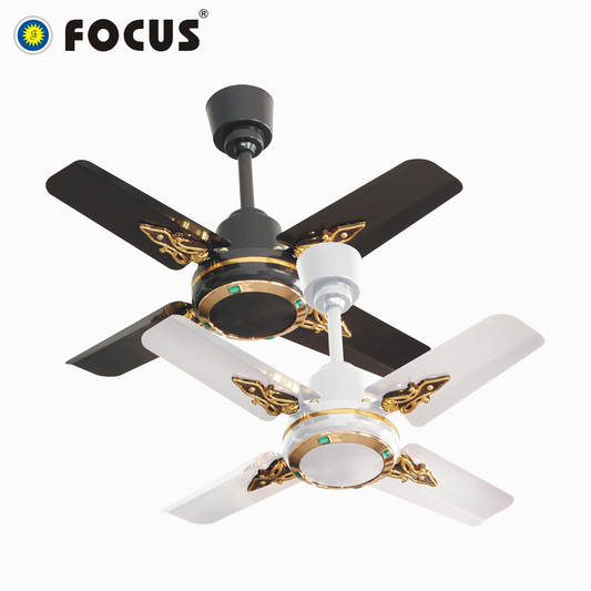 FOCUS F1025 25 Inch Ceiling Fan With 4 Metal Blade