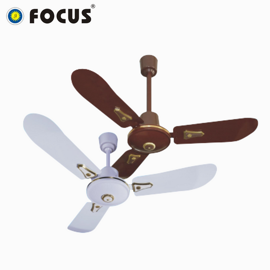 FOCUS 36 Inch Ceiling Fan F1036 100% Pure Copper Motor With 3 Metal Blade